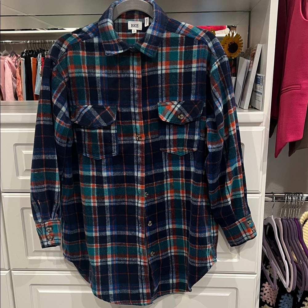 BKE Multicolor Plaid Shirt